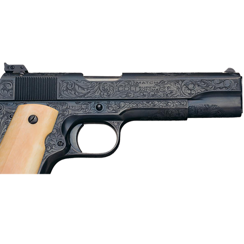 Colt Factory Engraved 38 Super Match